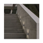 E301 OUTDOOR STEP LIGHT LED 3W 3000K ALUMINUM BLACK IP65 Zambelis Lights